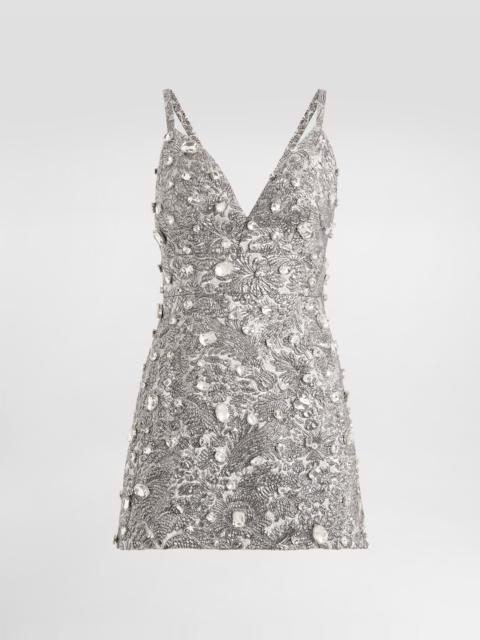 Dolce & Gabbana Brocade dress with embroidery