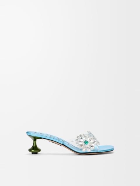 Loewe Toy Crystal Flowers sandal in PVC