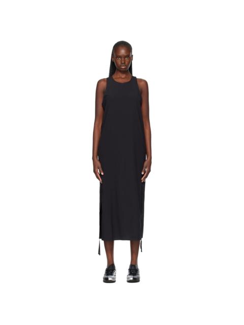 Y-3 Black Racer Cinch Midi Dress