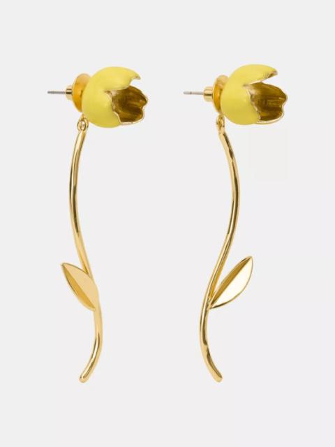 kate spade Golden Bloom Floral Statement Earrings