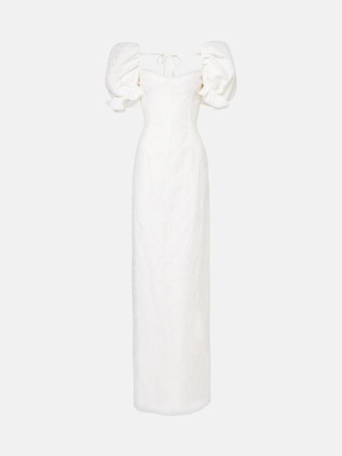 markarian Isidore cotton and silk maxi dress