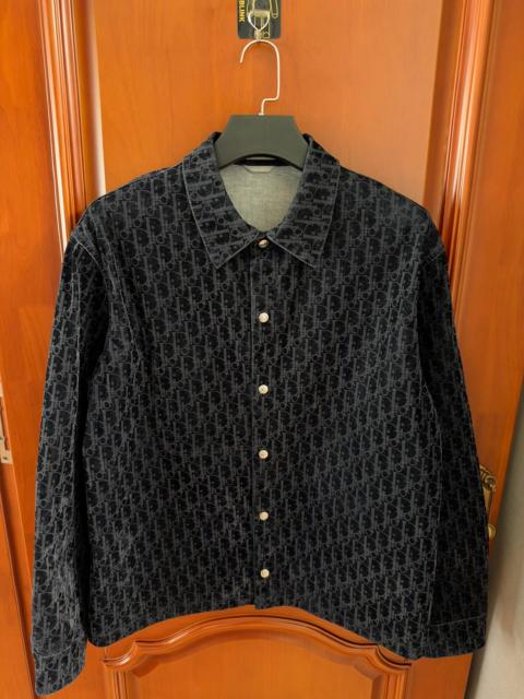 Dior Dior Black Oblique Flocked Shirt