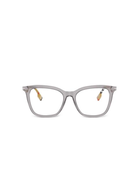 Burberry check-pattern cat-eye glasses