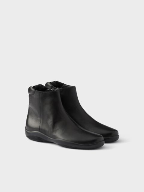 Prada Toblach nappa leather booties