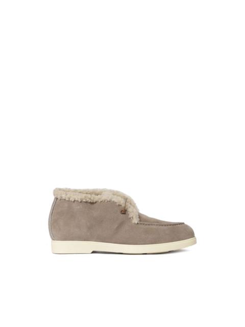 FABIANA FILIPPI shearling-trim ankle boots