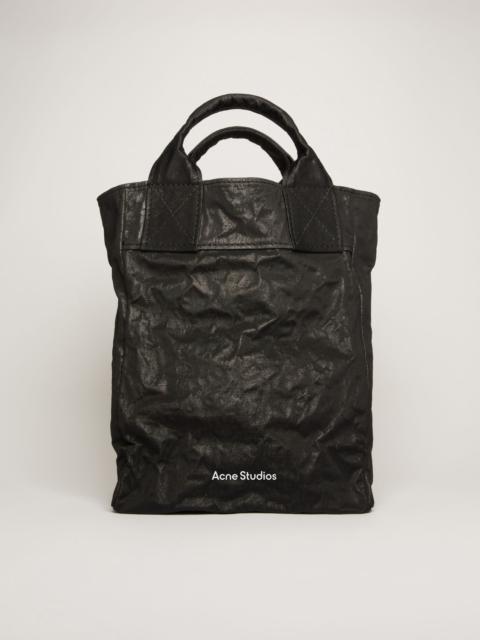 Acne Studios Crinkled tote bag black