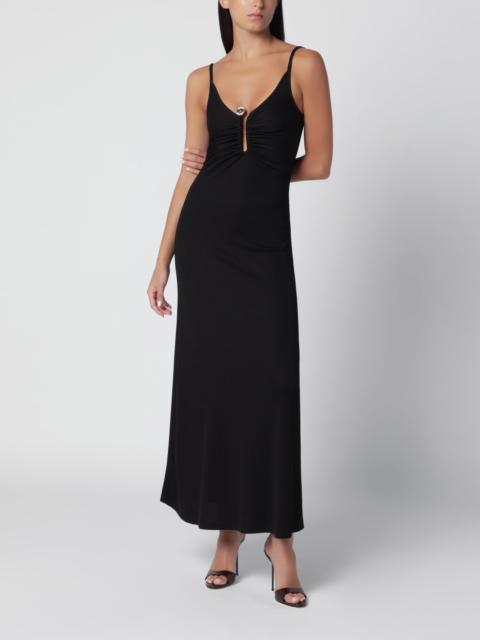 CHRISTOPHER ESBER Black ribbed stretch jersey dress