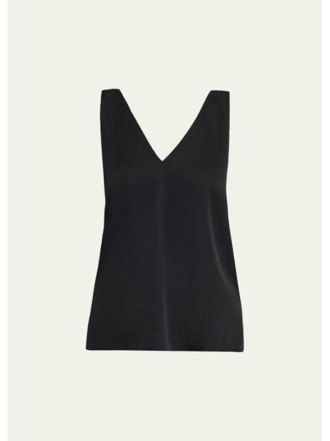 KOBI HALPERIN Sailor Sleeveless V-Neck Blouse