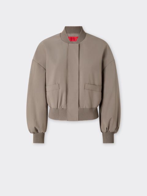 Ferrari Bomber jacket in cool Q-Cycle® wool