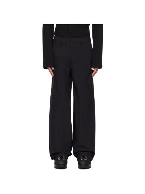 HELIOT EMIL™ Black Padded Technical Cargo Pants