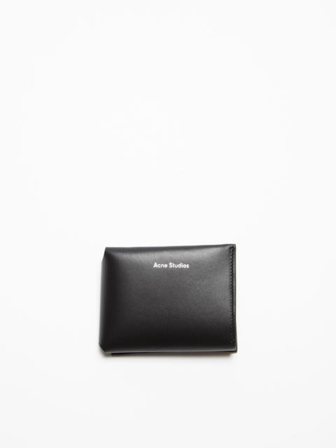 Acne Studios Folded card holder - Black