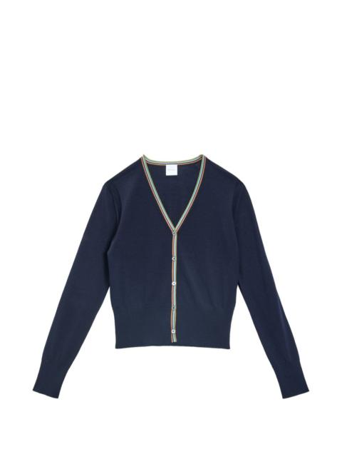 Paul Smith Signature Stripe merino wool cardigan