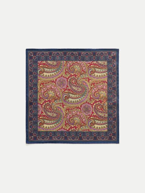 J.CREW English silk pocket square in paisley