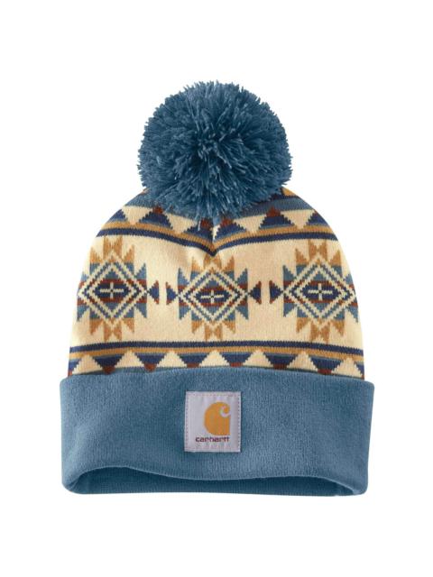 Carhartt Women's Bethany Yellowtail Pom Cuffed Beanie
