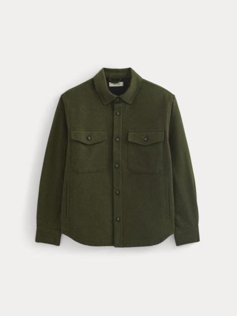 EVERLANE HEAVYWEIGHT WAFFLE TWILL OVERSHIRT