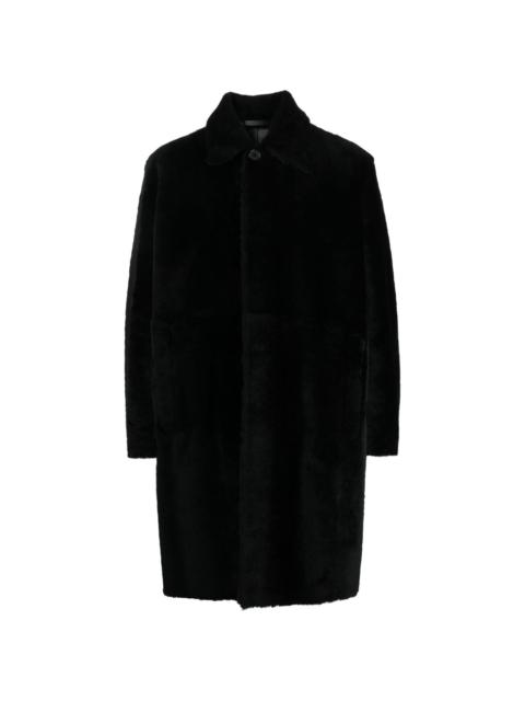 Paul Smith single-breasted leather coat