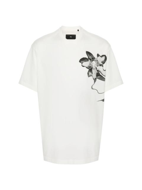 Y-3 x Adidas floral-print T-shirt