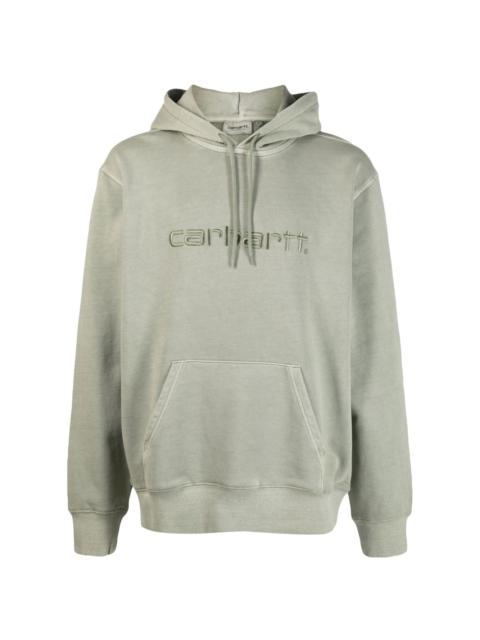 Carhartt embroidered-logo hoodie