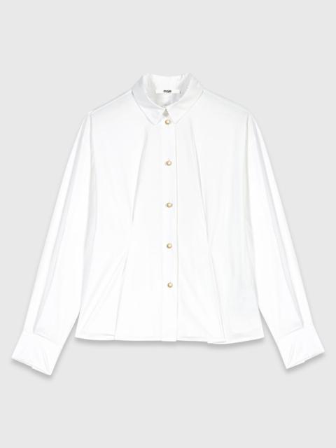 maje Shirt with lace-up back