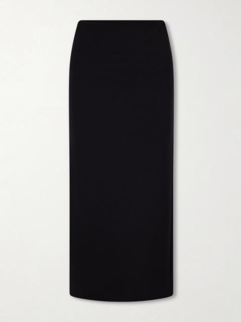 Max Mara Solivi Stretch-crepe Midi Skirt