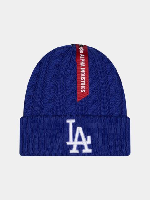 Nike LOS ANGELES DODGERS X ALPHA X NEW ERA CABLE KNIT BEANIE