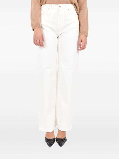 Max Mara logo-patch jeans