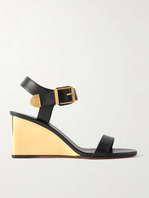 Chloé + NET SUSTAIN Rebecca leather sandals