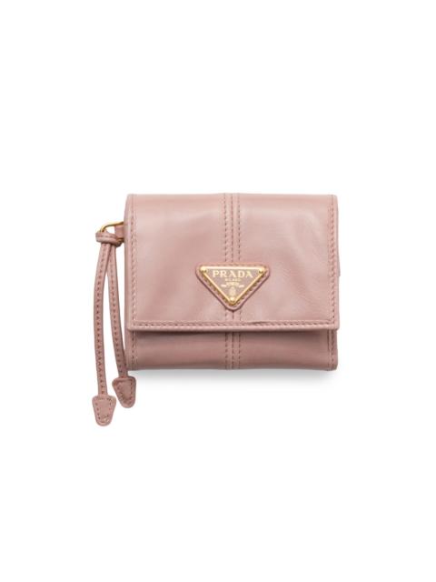 Prada Women's Small Leather Wallet - Pink