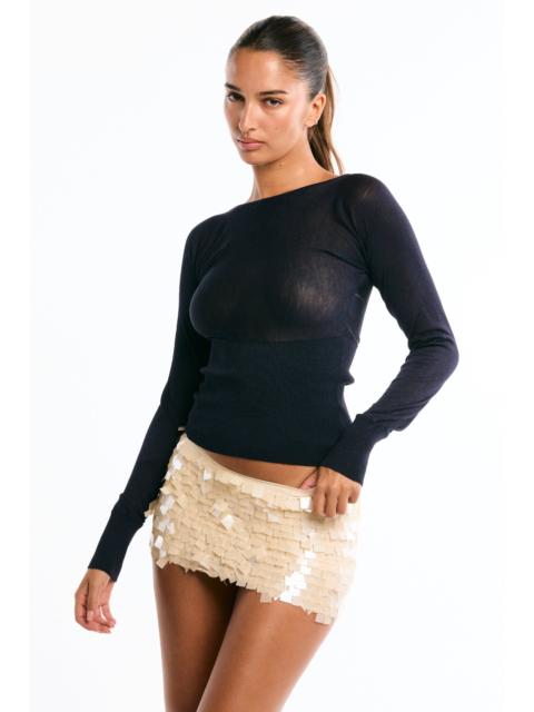 miaou EMILY TOP - NAVY