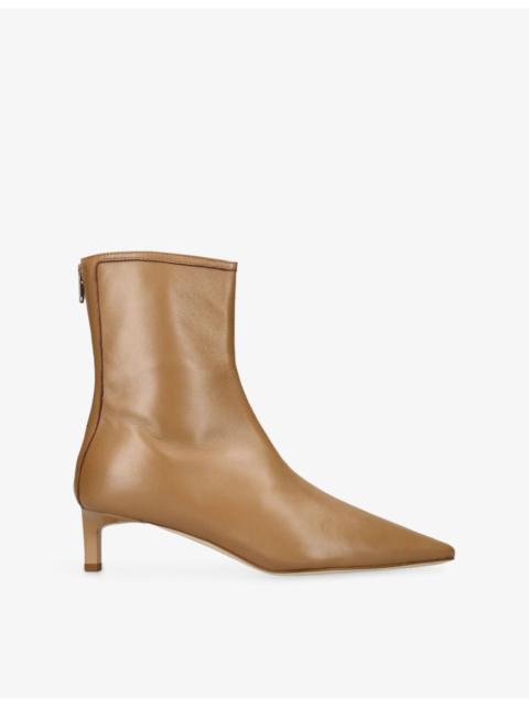 DEAR FRANCES Topo Leather Ankle Boots