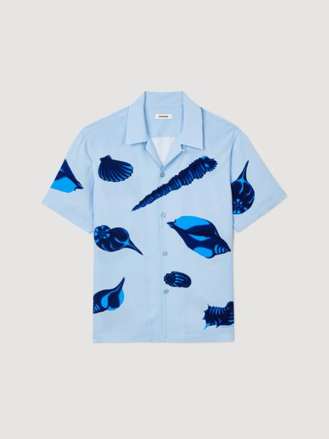 Sandro SEASHELL PATTERN SHIRT