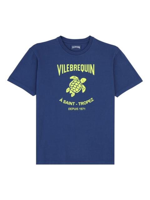 Vilebrequin Men Cotton T-Shirt Gomy Placed Logo