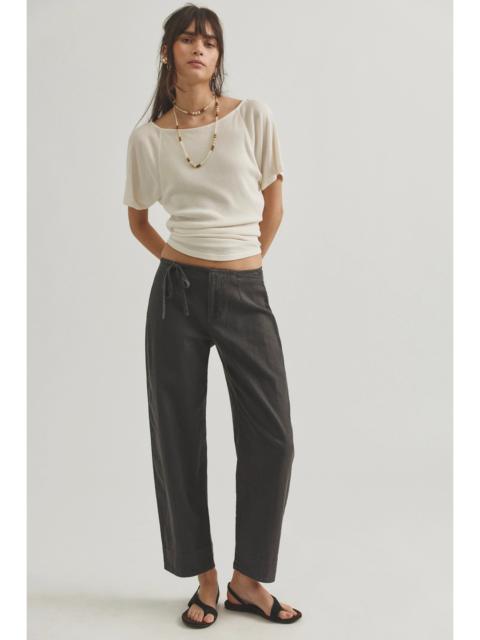 FREE PEOPLE Amelia Side-Tie Linen Pants
