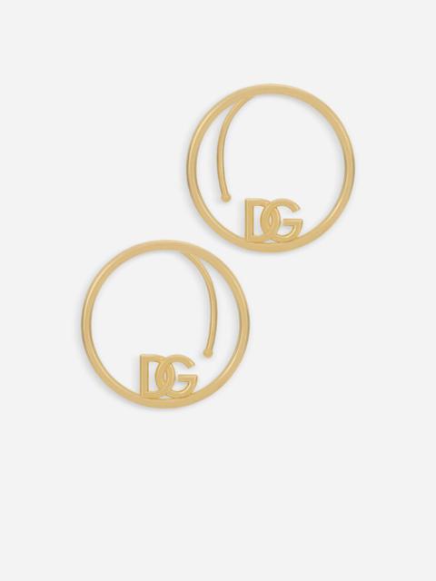 Dolce & Gabbana Hoop earrings with DG logo