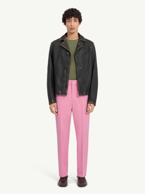 MM6 Maison Margiela Distressed Leather Jacket