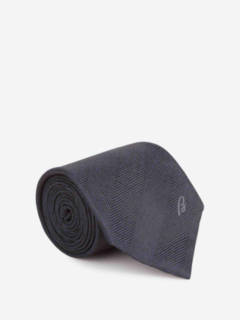 Brioni TEXTURED SILK TIE