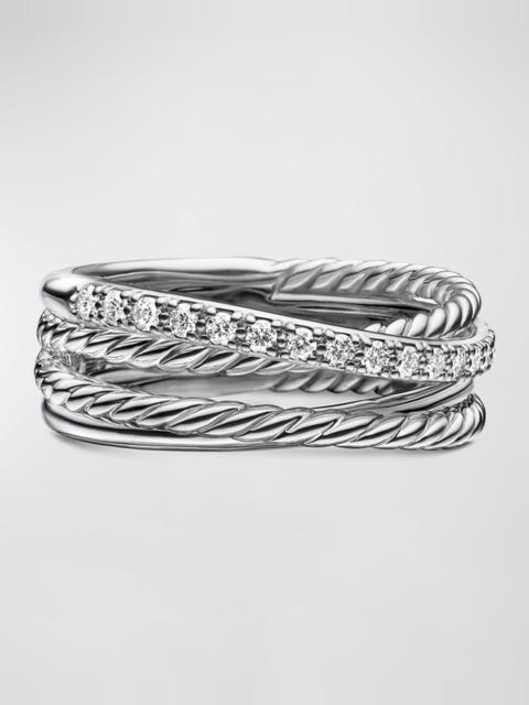 DAVID YURMAN Crossover Ring with Diamonds