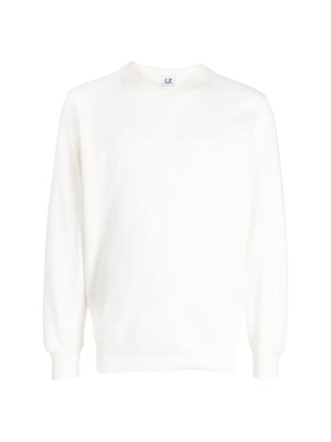 raised-logo cotton sweatshirt
