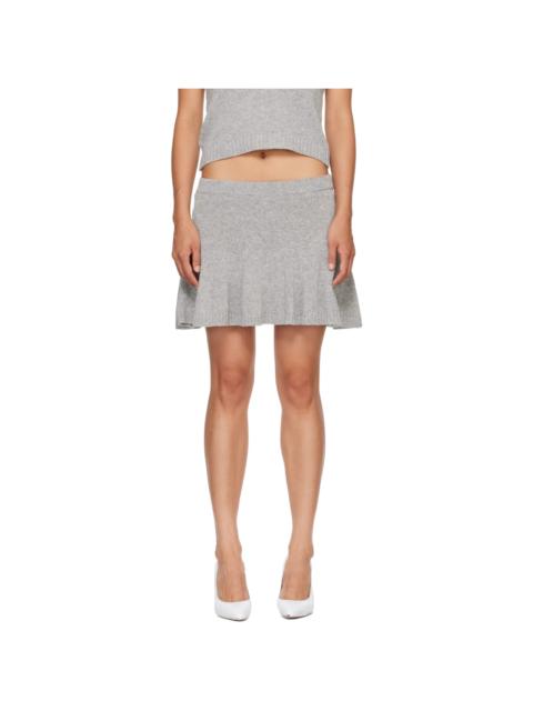 gimaguas Gray Sindi Miniskirt