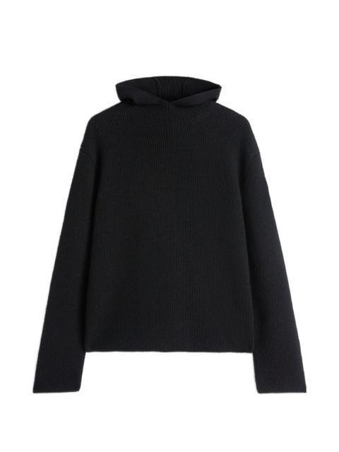 Jil Sander x Moncler ribbed-knit hood sweater
