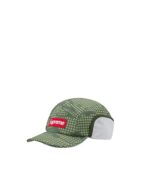 Supreme grid-camo earflap cap