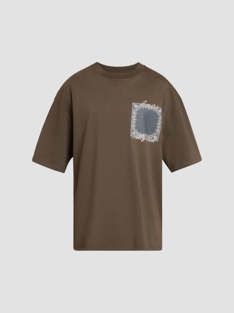 AMIRI Men's MA Quad Bandana Oversized T-Shirt - Husk