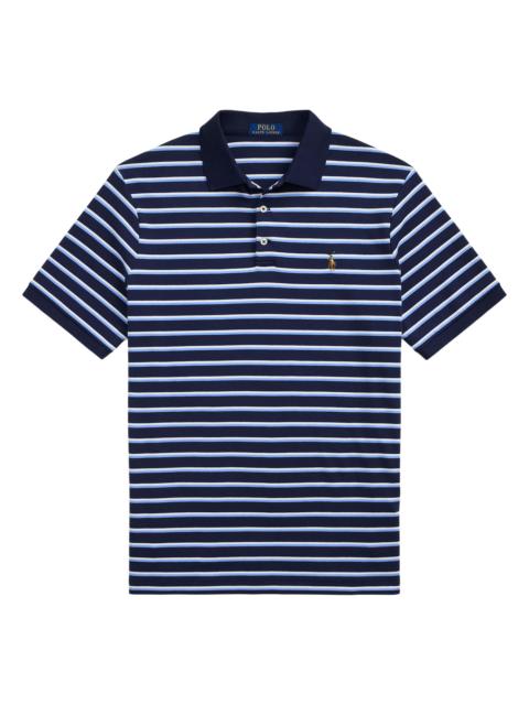 Polo Ralph Lauren Men's Classic-Fit Striped Soft Cotton Polo Shirt - Refined Navy Multi