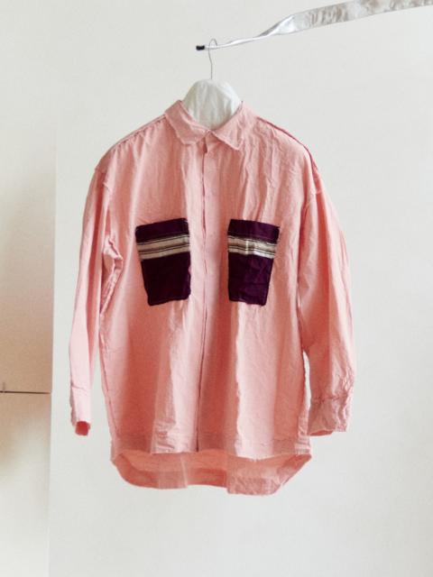 CASEY/CASEY HAMNET SHIRT POCKET PATCHWORK - CAMELIA PINK