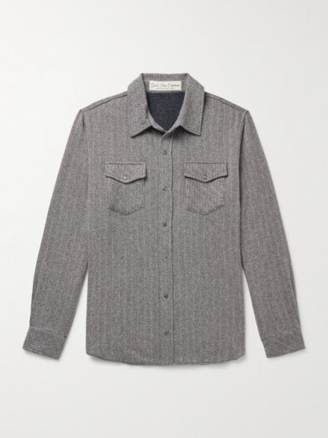 God’s True Cashmere Striped Cashmere Shirt
