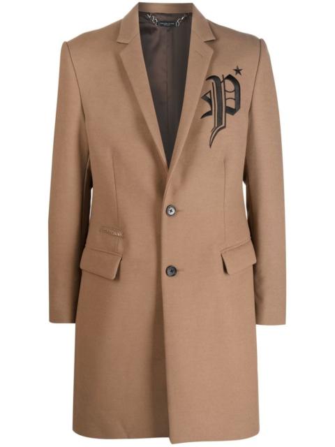 PHILIPP PLEIN Gothic Plein single-breasted coat