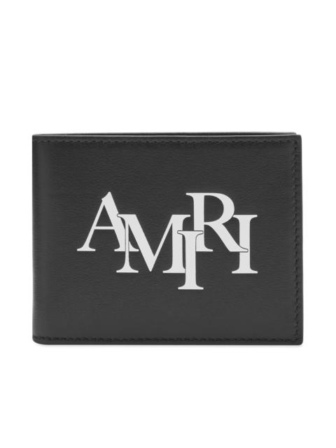 AMIRI AMIRI Staggered Logo Bifold Wallet