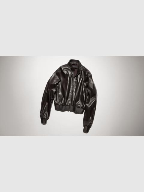 GUCCI Soft nappa leather bomber jacket