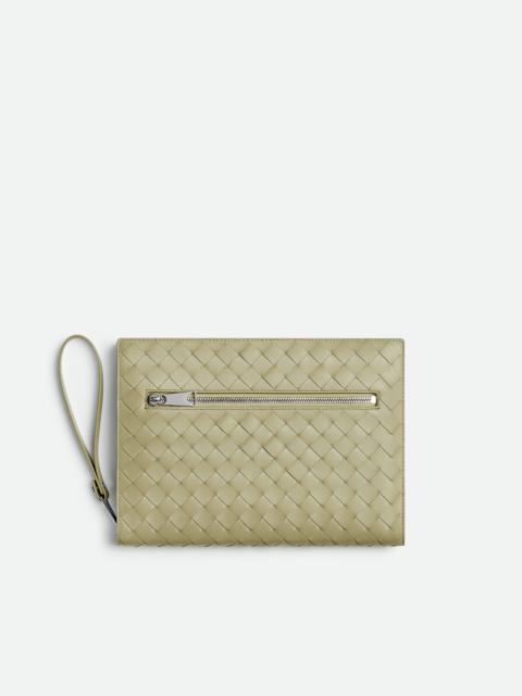 Bottega Veneta Small Intrecciato Document Case With Wristlet