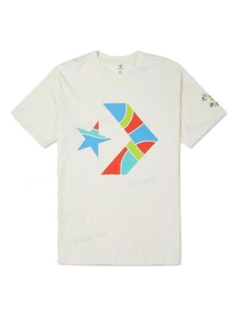 Converse Peace & Unity Cotton Jersey T-Shirt 'Egret' 10022297-A02